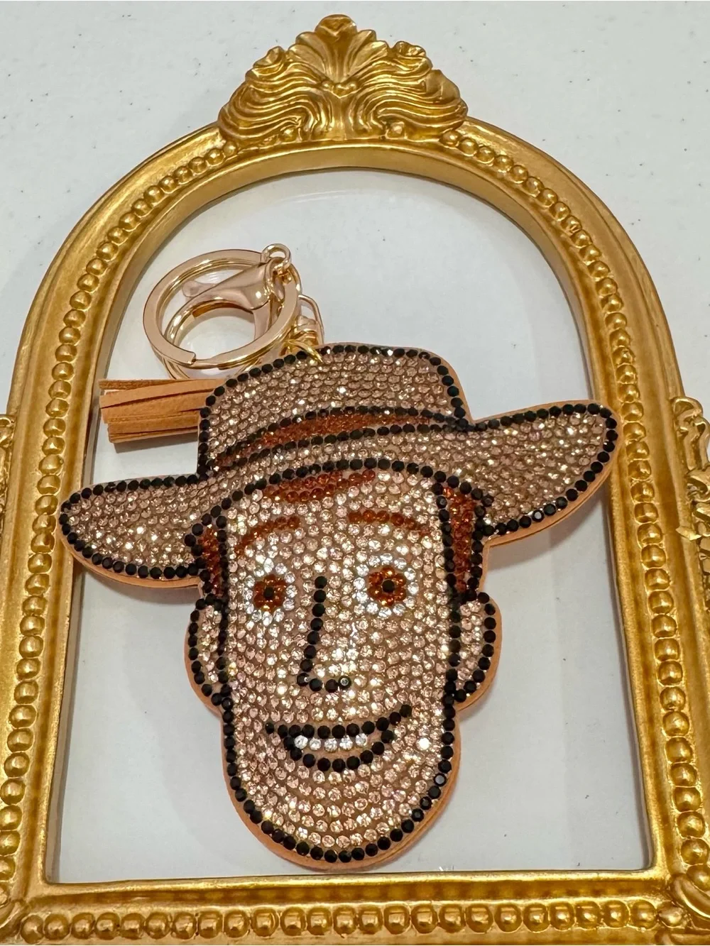New Crystal Cowboy Woody Keychain